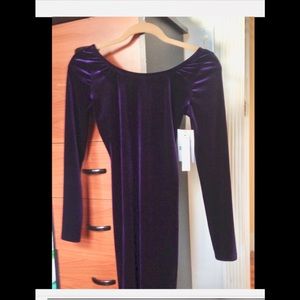🆕Purple  velvet dress 👗💜💜💜